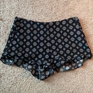 forever 21 patterned shorts